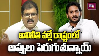 అవినీతి వల్లే రాష్ట్రంలో అప్పులు పెరుగుతున్నాయ్ | Pattabhi Ram | 108TV