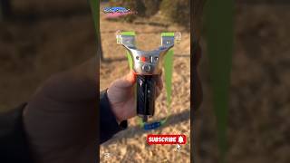 Slingshot for hunting|Smashing the target| #slingshot #hunting #outdoors #diy #shorts