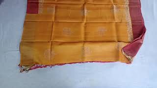 jori par tasar saree