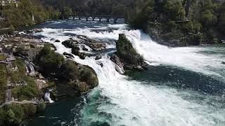 Drohnenflug über den Rheinfall von Schaffhausen mit der DJI Mavic Air 2