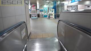 小田急線 登戸駅 1F-改札階 エスカレーター 東芝製 Toshiba Escalator Odakyu-line noborito station