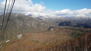 【4K UHD】層雲峽黑岳纜車〈晚楓、初雪〉