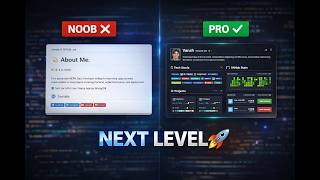 Make Your GitHub Profile Look Pro & Next Level 🔥 | GitHub README Tutorial