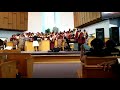 La grande Chorale Essor de l'Église Hébron.