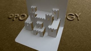 Pop Up Castle Card Tutorial - Origamic Architecture