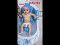 cute baby bathing video shorts bathing baby funnyvideo