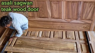 Teak wood door project how tu wooden door design, sagwan lakadi ke darvaje