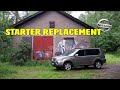 Nissan X-Trail T30 Starter Replacement (Startin vaihto)