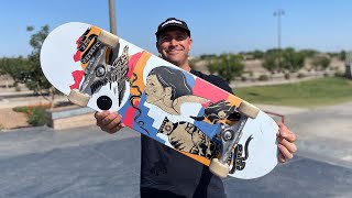 9.0 x 32.15 ERIC DRESSEN 'SEEKER' PRODUCT CHALLENGE w/ ANDREW CANNON! | Santa Cruz Skateboards