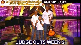 The Melisizwe Brothers Band sings "September" America's Got Talent 2018 Judge Cuts 2 AGT