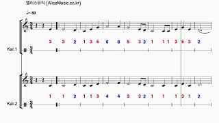 [앨리스쌤-칼림바영상악보] #13. 아름다운 것들(80)