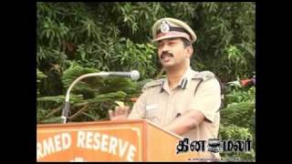 villupuram police D.I.G vinitha dev speech on cuddalore police training centre - DINAMALAR