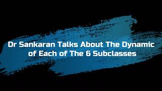 Dr  Sankaran Talks About The Dynamic of Each of The 6 Subclasses