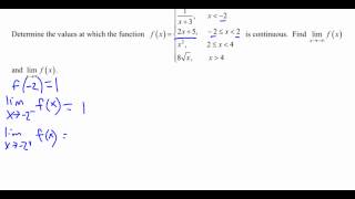 3.5 Continuity and the IVT - Examples 1 to 6