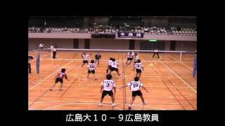 2008.07.27天皇杯広島県予選決勝広大ＶＳ広島教員第１セット