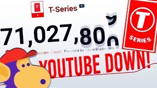 T-Series Getting Subs When YouTube Was Down AGAIN!?!?
