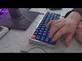 leaf 60 with lubed holy pandas typing sounds