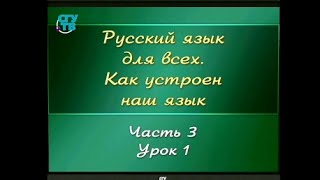 Русский язык для детей. Урок 3.1. Правила произношения