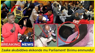 Breaking News! Zaake akubiddwa ekikonde mu Parliament! Waliwo aleese emmundu evuddeko olutalo!