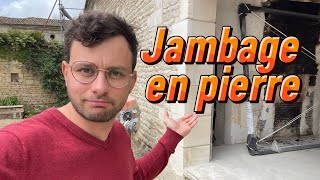 Installation de gouttières et d'un jambage en pierre de taille ! Rénovation maison en mode DIY ! 🏠