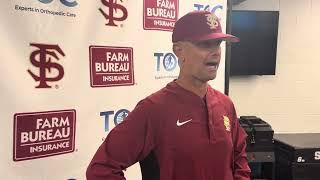 FSU Baseball | Link Jarrett on Joey Volini’s first start, four homers in G2 win over JMU