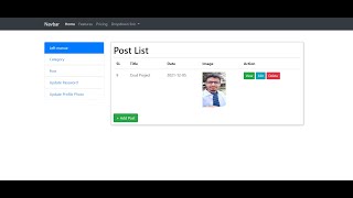 php crud project insert data using php mysql database || part 4