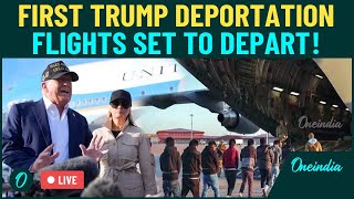 Breaking News: Trump Launches First Deportation Flights Just Hours After Over 400 Migrants Arrested