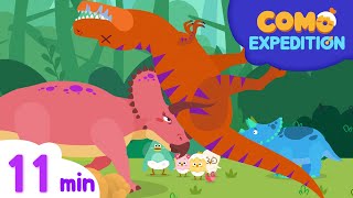 Como Expedition | Triceratops + More episode 11min | Cartoon  for kids | Como Ki