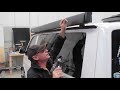 Installing a Thule Awning on a VW T6 fitted with a Reimo Multirail