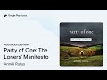 party of one the loners manifesto by anneli rufus · audiobook preview