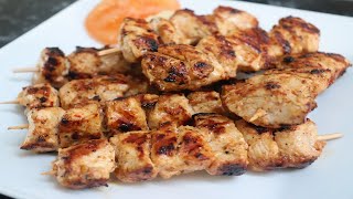 Turkish Chicken Kebab (Tavuk Şiş) | How to make Turkish Chicken Shish Kebab Without Oven