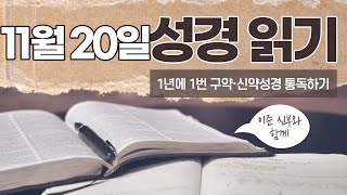 [가톨릭 성경 통독] 11월 20일 성경 읽기 | 코헬렛 9-12장 | 오디오 성경 | 이준 신부