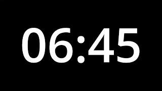 6 MINUTE 45 SECOND TIMER - No Sound - Full HD 1080p - COUNTDOWN - 405 SECOND TIMER