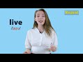 live vs live heteronym improve your english vocabulary and pronunciation