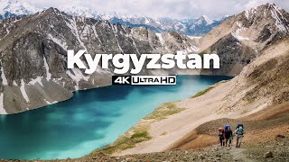 FLYING OVER KYRGYZSTAN 4K Drone Film + Music for beautiful relaxation.