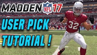 HOW TO GET USER PICKS IN MADDEN 17! USER INTERCEPTION TUTORIAL! - Madden 17 Tips