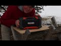 9x improvement see the new ridgid hybrid 18v jobsite radio w bluetooth