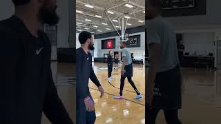 KD, Kyrie & Cam Thomas have a shooting contest 👀 | #Shorts