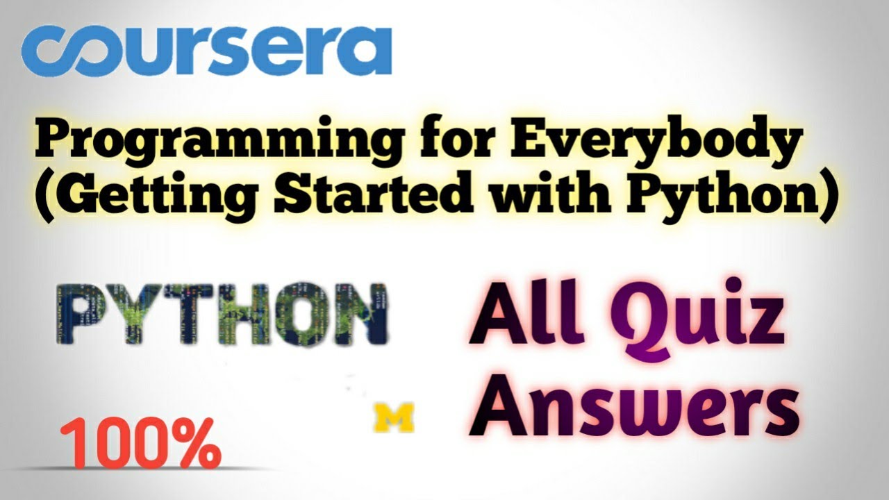 Programming For Everybody (Getting Started With Python) - All Chapters ...