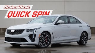 2022 Cadillac CT4-V Blackwing | MotorWeek Quick Spin