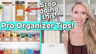 10 New *GAME CHANGING* Tips from PROFESSIONAL ORGANIZERS!