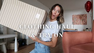 Sezane clothing haul \u0026 try on.