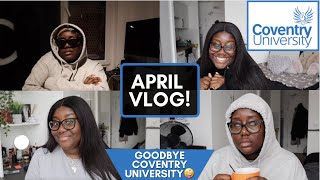 April vlog | I finally finished uni🥳 (Coventry University)