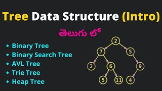 7.0 - Tree Data Structure || Types of Tree Data Structure || Data Structures & Algorithms in Telugu