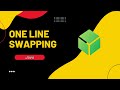 One line swapping argument using Java || NetBeans Application