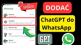 Pobierz CHATGPT na WhatsApp TERAZ! || używając chatgpt na WhatsApp || dodaj czat gpt Whatsapp 