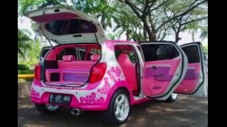 Suzuki Ignis Modifikasi Sticker Hello Kitty Cute Car Hello