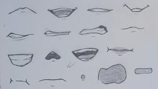 How to Draw ANIME MOUTH Step by Step | Slow Tutorial for Beginners (No time lapse)