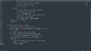Leetcode 297. Serialize and Deserialize Binary Tree in Python | Python Leetcode | Python Tutorial