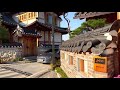 【hdr 4k】 seoul eunpyeong hanok village walking tour korean traditional house